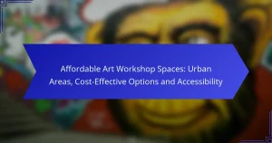 Affordable Art Workshop Spaces: Urban Areas, Cost-Effective Options and Accessibility